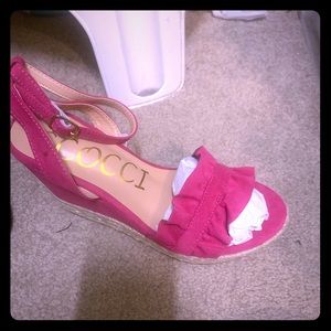 Hot Pink Wedges
